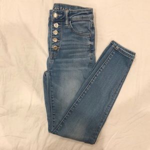 American Eagle super hi-rise jegging